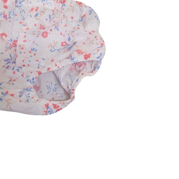 EdgeHill Collections Baby 3 Month Dress & Bloomers Diaper Cover White Blue Pink - Picture 9 of 13